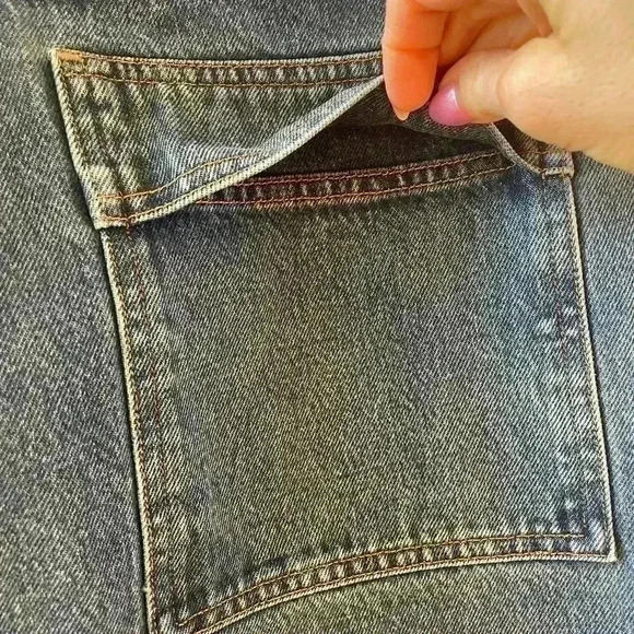 AGOLDE Cooper Cargo Straight Leg Jeans in Rank Size 31 Color Regulation - Picture 11 of 15